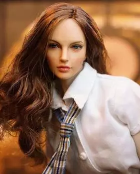 HiPlay Super Duck Figure Doll Head Flocked Type Painted Compatible with TBLeague SDH005 1/6 (A)