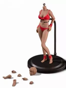 HiPlay TBLeague Супер Гибкая Женская Бесшовная Фигурка Куклы Тело Полный Набор с Головой Сантан 1/12 (T03B, Кожа)