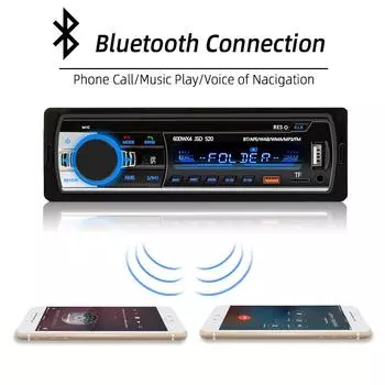 HIPPBQCC Автомобильный Радиоприемник 1 Din MP3-плеер Цифровой Bluetooth Стереоплеер FM Радио Стерео Аудио Музыка USB С Управлением На Руле