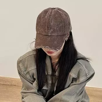 Хипстерская уличная кепка тай-дай в стиле хип-хоп, старая полированная бейсболка женская, осенне-зимняя, корейская версия, лицо знаменитости в Интернете, маленькая кепка мужская Adjustable белый