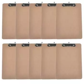 HIRAISM Планшет-регистратор А4 Стильный настенный вертикальный деревянный набор из 10 штук