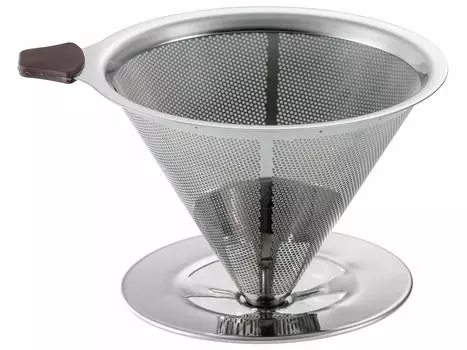 Hirakawa Фильтр не требуется Кофе из нержавеющей стали можно использовать горячим или двухслойной сеткой для предотвращения засорения капельницы, со льдом,