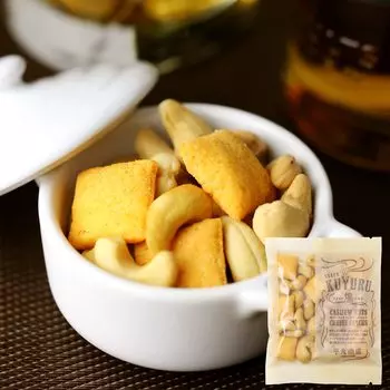 Hirako Shoten KUYURU Копченые 45 г x 2 пакета набор Kuyuru Копченые орехи кешью Копченый сыр Сырные закуски Закуски