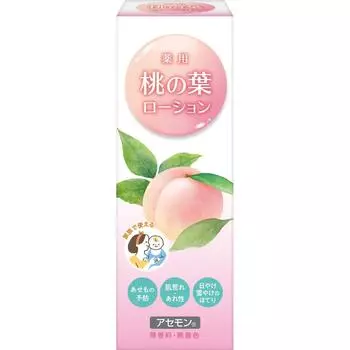 Hiramatsu Shoji Mk Лечебный лосьон с персиковыми листьями без запаха 180 мл