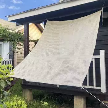 HIRARI Sunshade 2x3m Shade Cool Shade Beige Openwork Shade