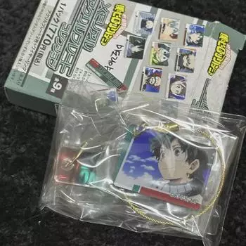 Hiroaka Nahia Midoriya Nameplate Keyring