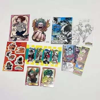 Hiroaka Официальный Бонус Shueisha Открытка Наклейка Акриловая Закладка