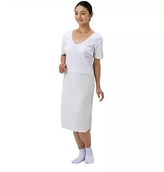 Hiromi Ichida Slip Cool Kimono Нижнее белье Нижнее белье без кромки Белое Размер M [Sanbi] белый