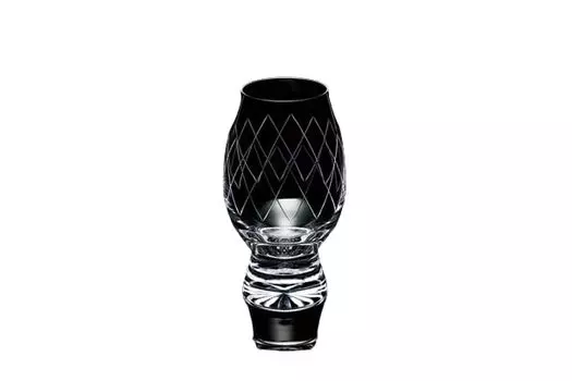 Hirota Glass Heat Resistant Coffee Glass 170 Edo Kiriko Lattice 250ml 170re-1