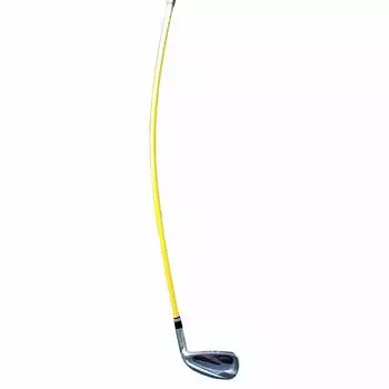 Hirota Golf Mega Golf Swing Practice Machine Swing Doctor Yellow 37 Inch Iron 58 Caliber