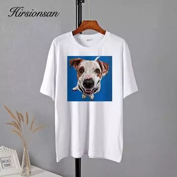 Hirsionsan летние повседневные свободные хлопковые футболки женские 2023 мягкие милые футболки с мультяшным рисунком женские простые базовые топы с короткими рукавами M абрикосовый