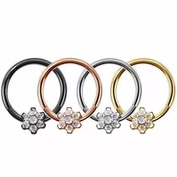 Хирургическая сталь 316L, поддельные 16 г, кольцо в носу, ложные обручи, пирсинг с кристаллами, украшения для тела, подарок серебряный
