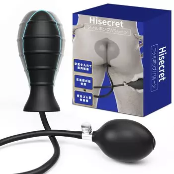 Hisecret Анальная пробка Анальное устройство для расширения Анальный насос для расширения Анальный насос Анальный насос Воздушный насос для развития анального секса Расширяющая пробка SM Обучение Портативный Открытый Play Up