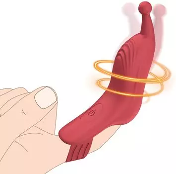 Hisecret Squirting New Technology Finger Squirting Clit Clit 10 Types of Vibration Finger USB Silicone Sex Toy Vibrator, Vibrator, Rotor, Clitoris,