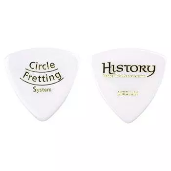 HISTORY HP5M MIDIUM Picks Set of 30 Rice Ball Shape White HISTORY (Triangle) белый
