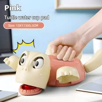 Хит продаж Подставка под чашку в виде черепахи с креативным причудливым украшением для рабочего стола, подставка в виде милой забавной черепахи, маленькие инструменты
