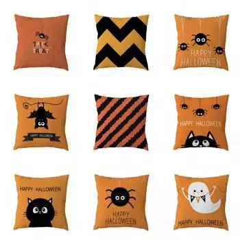 Хит продаж, скандинавский стиль, наволочка на Хэллоуин, каждая кожа, праздничная атмосфера, украшение, подушка, наволочка 40x40cm