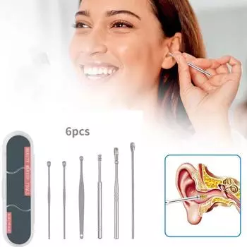 Хит продаж, средство для ухода за ушами, 6 шт./компл., портативное средство для чистки ушей в штучной упаковке, личная гигиена, уход за ушами, беруши, сохраняйте уши свежими и удобными, забота о здоровье 6pcs