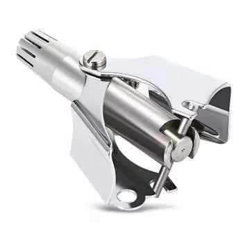 хит Ручной триммер для волос в носу с чисткой, можно мыть с Легко повредить Получите чистый вид с этой батареей [Рекомендуемый продукт] щетка,