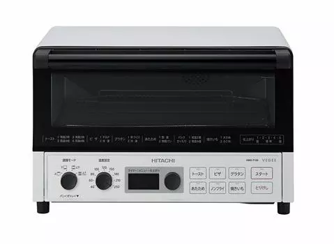 Hitachi Convection Toaster Oven Living Alone Far Infrared Heater Cooking W White 1,300W Non-Fried HMO-F100
