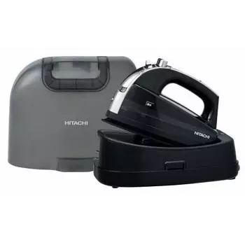 Hitachi Cordless Steam Iron with Hanger Steam Function Equipped with Temperature Display LCD High Temperature/Medium Temperature Steam Power Steam Spr