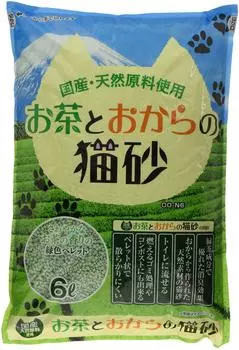 Hitachi Kako Tea and Okara Cat Litter 6L Multi-color