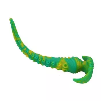 Hitasi Супер Длинный Анальный Экстра Толстый для Мужчин и Толстое Анальное Щупальце Бугристый Длинный Анальный Мягкий Силиконовый Анальный Водонепроницаемая Основа Зеленый L Пробка, Размер, Анальный, Женщины,