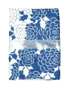 Hitoshi Yamamoto Shoten Hyakuyogusa Двойная марля Tenugui Star Primrose, универсальная, сделано в Японии [4945]