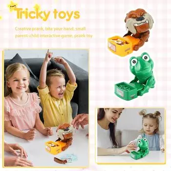 Хитрая игрушка для кусанья пальцев, забавная игрушка для снятия стресса, семейная настольная игрушка для вечеринки, тренировка смелости для ребенка, лучший подарок на день рождения, укради без пробуждения One Size коричневый