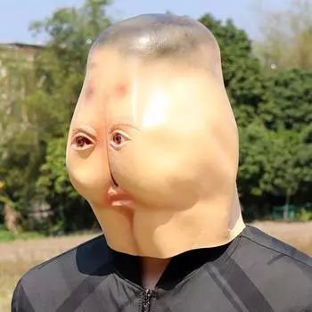 Хитрая отвратительная задница латексная маска One Size коричневый