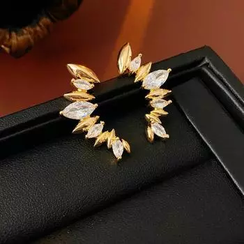 Хиты продаж, нерегулярные серьги, легкая роскошь, крутой стиль, персонализированные серьги, универсальные, высококлассные, модные серьги