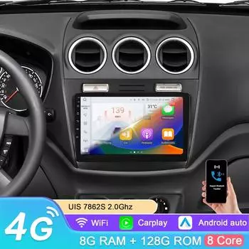 Hizpo 8-ядерный Carplay 4G 10,1-дюймовый автомобильный интеллектуальный Android-радиоприемник для Ford Transit Connect 2005-2014 Tourneo Connect интеллектуальный экран DSP P1L 4Core 1G 16G