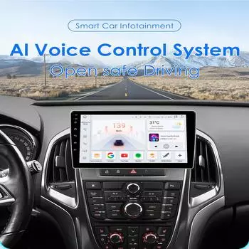 Hizpo Carplay 4G 2Din Android 13 интеллектуальный экран автомобильное радио для Opel Astra J 2009-2017 Buick Excelle 2 2015 мультимедийный видео интеллектуальный плеер P1L 4Core 1G 16G