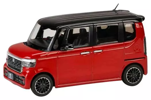 HJ43 Honda CUSTOM Premium Crystal Red Metallic Black Готовый продукт 1/43 N-BOX &