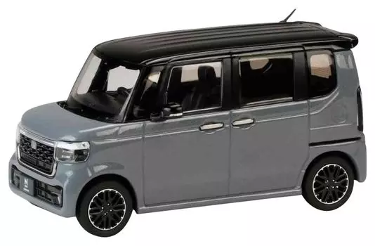 HJ43 Honda CUSTOM Slate Gray Pearl Black Готовый продукт 1/43 N-BOX и