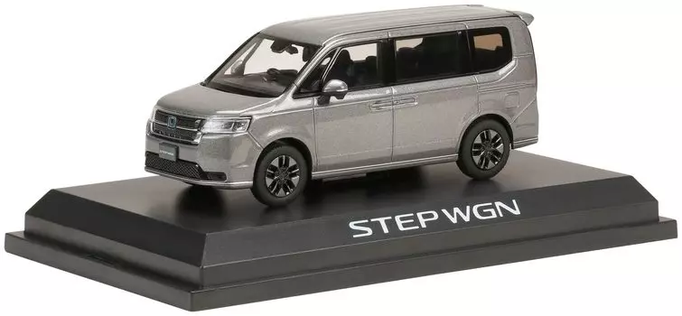 HJ43 Honda STEP WGN SPADA Super Platinum Grey Metallic Готовый продукт HJ432004GM 1/43 eHEV