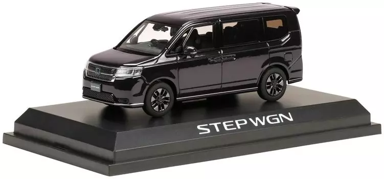 HJ43 Honda STEP WGN SPADA Twilight Mist Black Pearl Готовый продукт HJ432004P 1/43 e:HEV