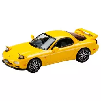 HJ64 1/64 Anfini RX-7 (FD3S) TYPE RS custom version sunburst yellow Finished product