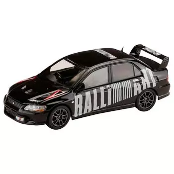 HJ64 1/64 mitsubishi lancer evolution 7 GSR RALLIART аметистовый черный жемчуг Готовый продукт