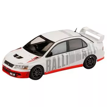 HJ64 1/64 mitsubishi lancer evolution 7 GSR RALLIART scotia white Готовый продукт