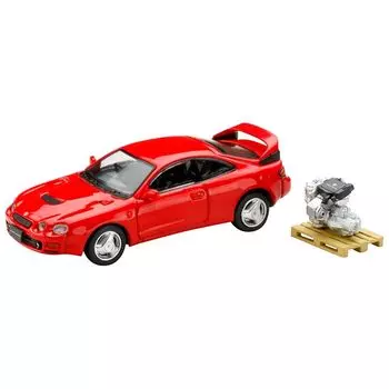 HJ64 1/64 toyota celica GT-FOUR WRC EDITION (СТ205) С дисплеем двигателя модель супер красный IV Готовый продукт