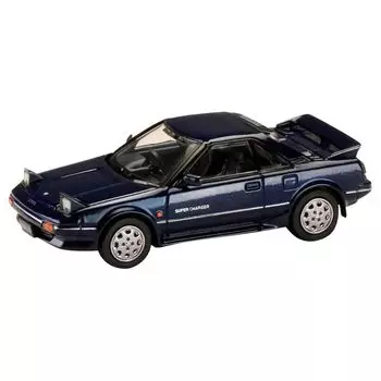 HJ64 1/64 toyota MR2 1600G-LIMITED SUPER CHARGER 1986 blue mica Finished product