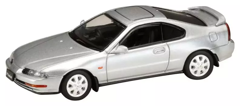 HJ64 Honda Prelude Early Type Sebring Silver Metallic Finished Product 1/64 2.2Si-VTEC (BB4)