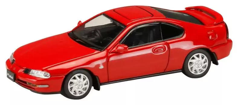 HJ64 Honda Prelude Late Model Milan Red Готовый продукт 1/64 2.2Si-VTEC (ВВ4)