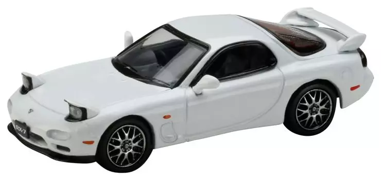 HJ64 Infini TYPE RS Custom Version Pure White Finished Product 1/64 RX-7 (FD3S)