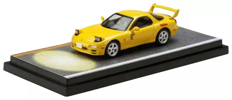 HJ64 Mazda D VS Takumi Fujiwara Takahashi Keisuke driver figure included Completed product 1/64 RX-7 (FD3S)RED SUNS/Initial
