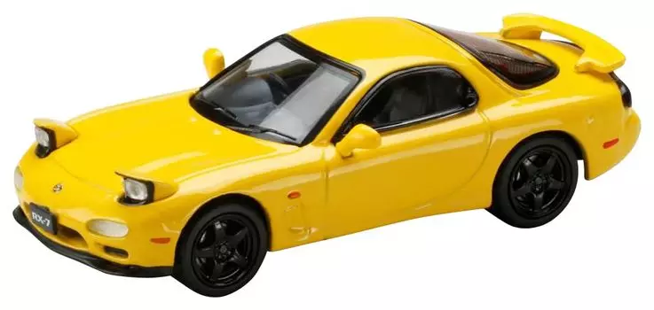 HJ64 Mazda TYPE Роторный двигатель 30th anniversary ограниченный тираж желтый цвет sunburst готовый продукт 1/64 RX-7 (ФД3С) РС-Р /
