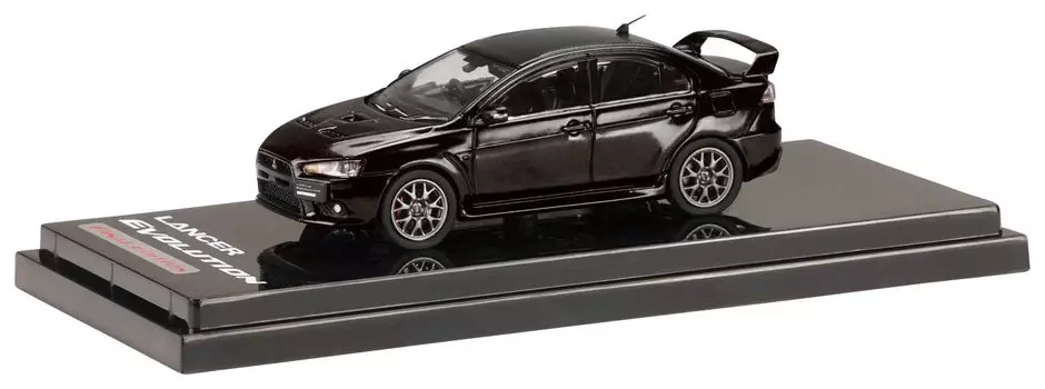 HJ64 Mitsubishi Lancer Evolution 10 Final Edition Phantom Black Roof Готовый продукт 1/64 Pearl/Carbon