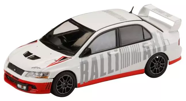 HJ64 Mitsubishi Lancer Evolution 7 GSR RALLIART Scotia White Finished Product 1/64