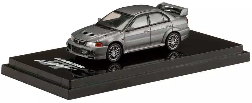 HJ64 Mitsubishi Lancer GSR Evolution 6 1999 Серый металлик Готовый продукт 1/64 (CP9A) (Пользовательский цвет)